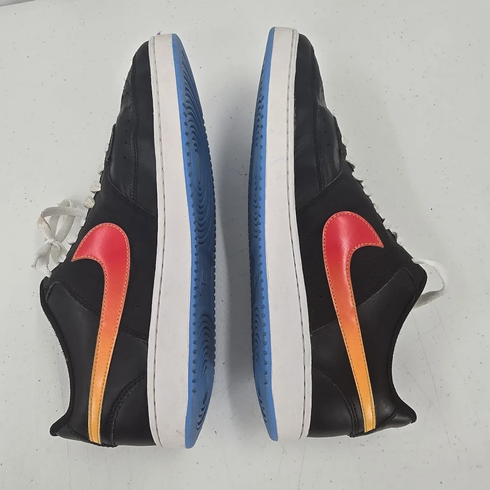 Nike Court Vision Low Gradient‎ Sunset Black White Men's Size 13 DQ7630-001.